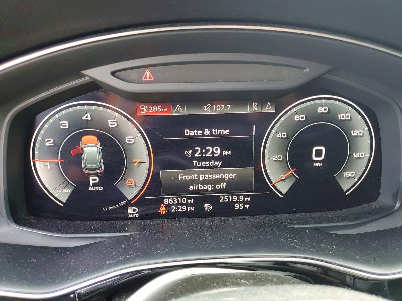 55898756 :رقم المزاد ، WA1EVAF15KD042165 vin ، 2019 Audi Q8 مزاد بيع
