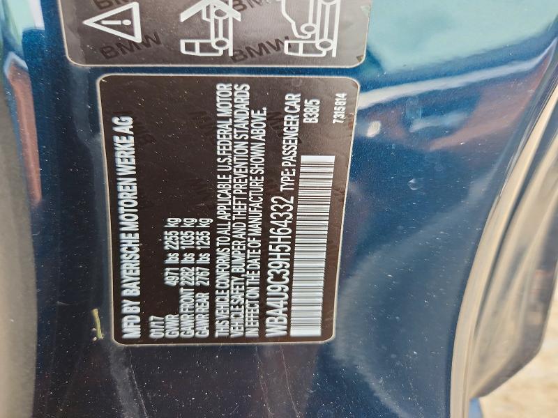 2017 Bmw 430xi მანქანა იყიდება აუქციონზე, vin: WBA4U9C39H5H64332, აუქციონის ნომერი: 57123786