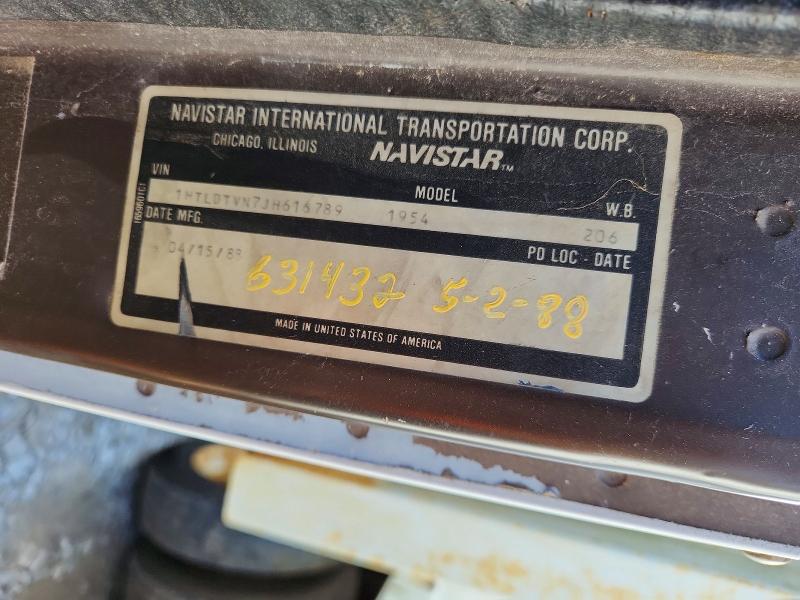 Aukcja sprzedaży 1988 International S-series, vin: 1HTLDTVN7JH616789, numer aukcji: 55906196