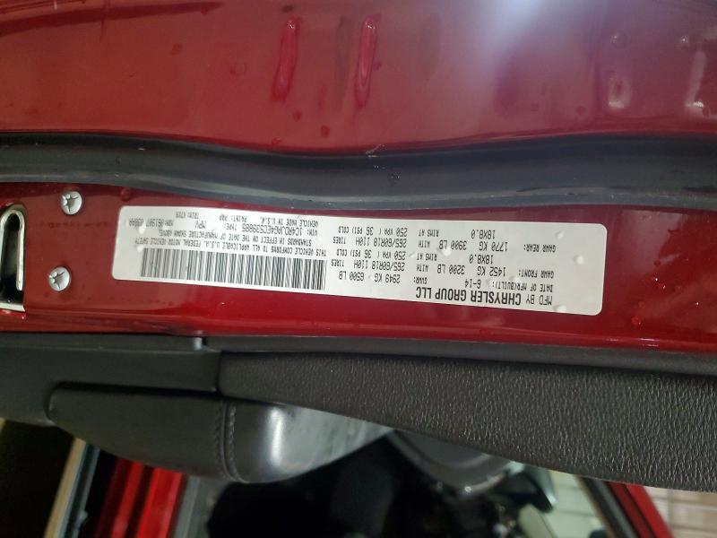 Aukcja sprzedaży 2014 Dodge Durango, vin: 1C4RDJAG4EC539885, numer aukcji: 55958516