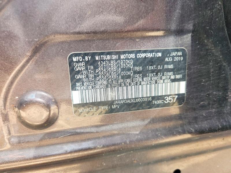 Aukcja sprzedaży 2020 Mitsubishi Outlander Sport, vin: JA4AR3AUXLU003816, numer aukcji: 59112516
