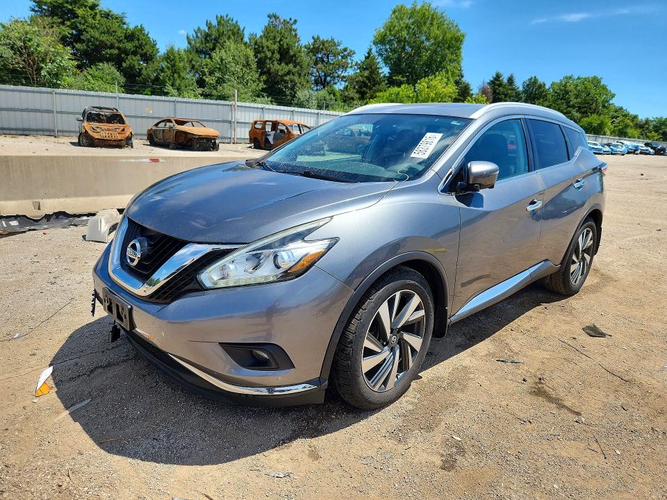 58379816 :رقم المزاد ، 5N1AZ2MH0GN150642 vin ، 2016 Nissan Murano مزاد بيع