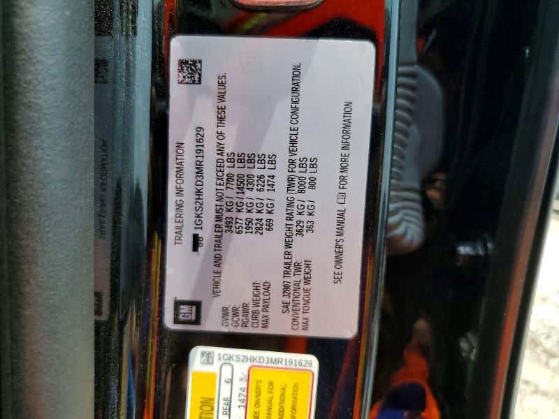 Продажа на аукционе авто 2021 Gmc Yukon Xl, vin: 1GKS2HKD3MR191629, номер лота: 57954906