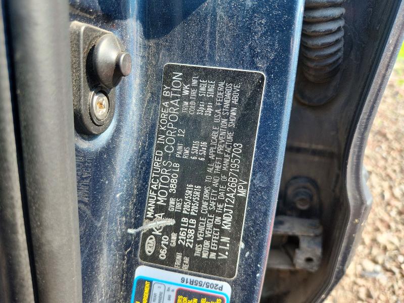 2011 Kia Soul მანქანა იყიდება აუქციონზე, vin: KNDJT2A26B7195703, აუქციონის ნომერი: 56589336