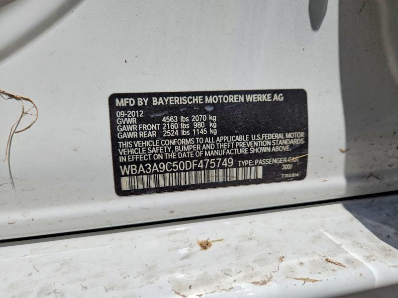 Продаж на аукціоні авто 2013 Bmw 335, vin: WBA3A9C50DF475749, номер лоту: 55055506