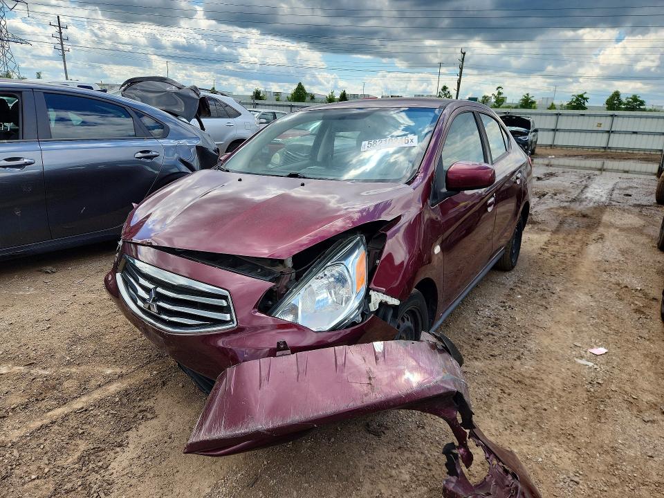 Aukcja sprzedaży 2019 Mitsubishi Mirage, vin: ML32F3FJ1KHF14491, numer aukcji: 58210346