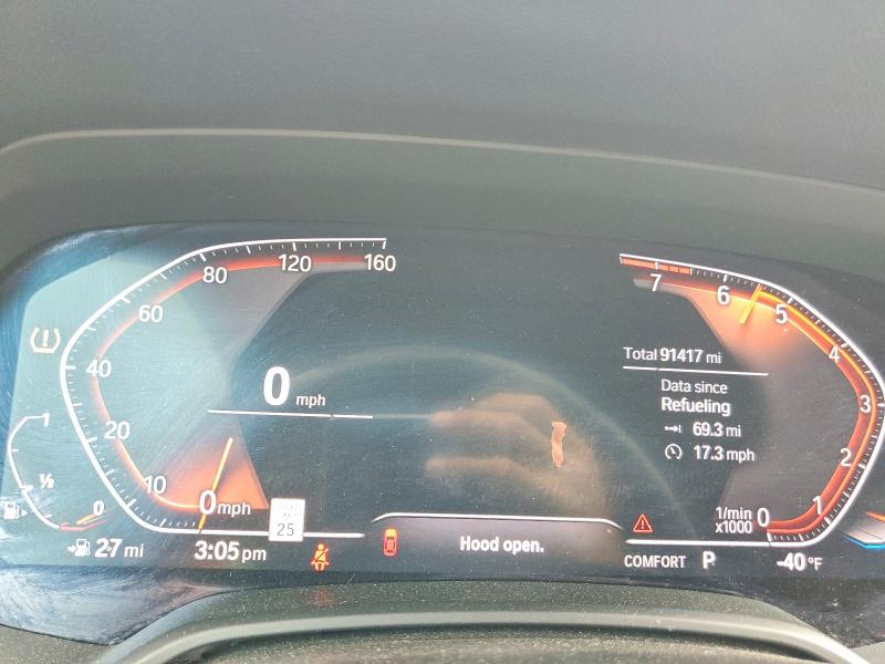 2022 Bmw X5 მანქანა იყიდება აუქციონზე, vin: 5UXCR4C0XN9L77507, აუქციონის ნომერი: 57482016