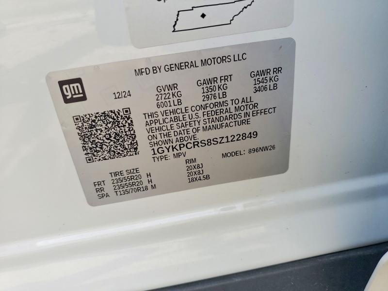 Продаж на аукціоні авто 2025 Cadillac Xt6, vin: 1GYKPCRS8SZ122849, номер лоту: 56242516
