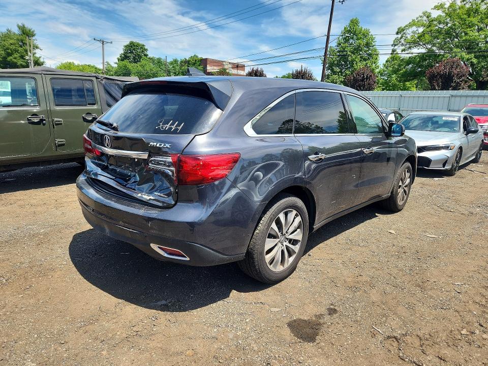 58573836 :رقم المزاد ، 5FRYD4H45FB004124 vin ، 2015 Acura Mdx مزاد بيع