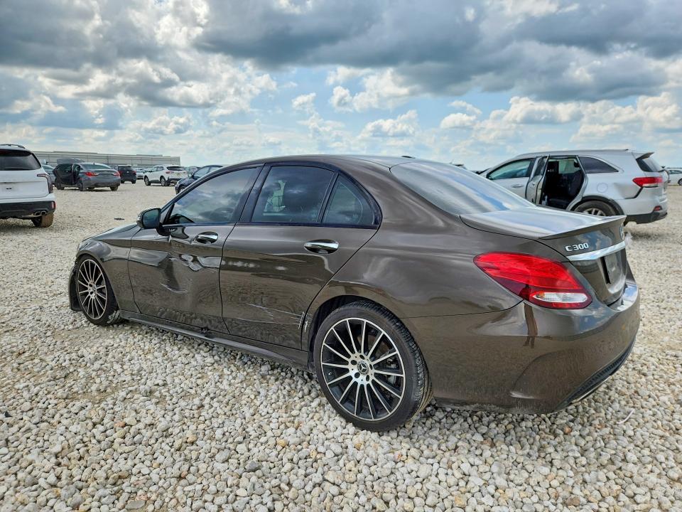 57251186 :رقم المزاد ، 55SWF4JB0HU224543 vin ، 2017 Mercedes-benz C مزاد بيع