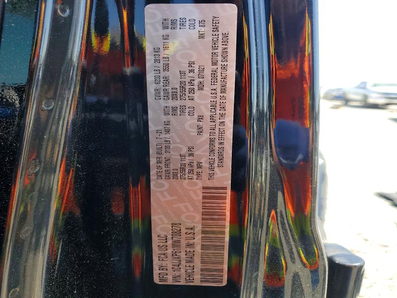2021 Jeep Wrangler Unlimited მანქანა იყიდება აუქციონზე, vin: 1C4JJXP61MW708278, აუქციონის ნომერი: 56315586