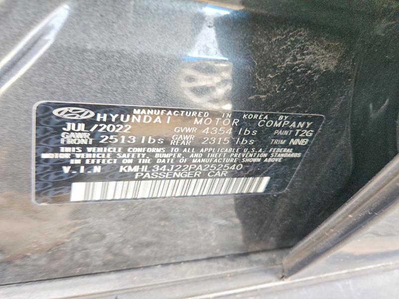 Продажа на аукционе авто 2023 Hyundai Sonata, vin: KMHL34J22PA252540, номер лота: 56479216