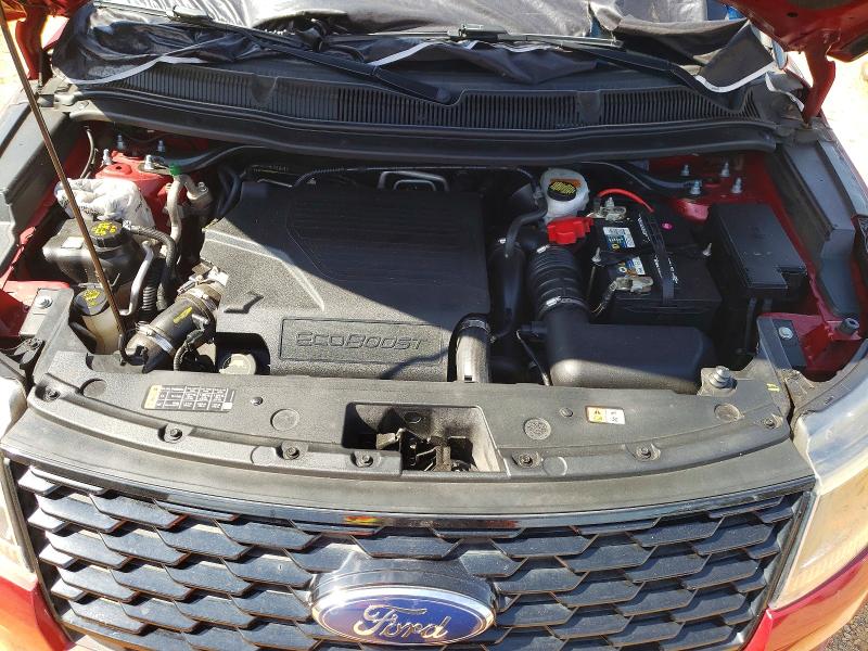 55871876 :رقم المزاد ، 1FM5K8GT2KGA08377 vin ، 2019 Ford Explorer مزاد بيع