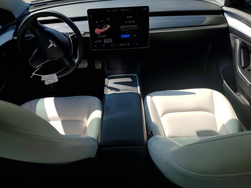 57063856 :رقم المزاد ، 5YJ3E1EC3NF198329 vin ، 2022 Tesla Model 3 مزاد بيع