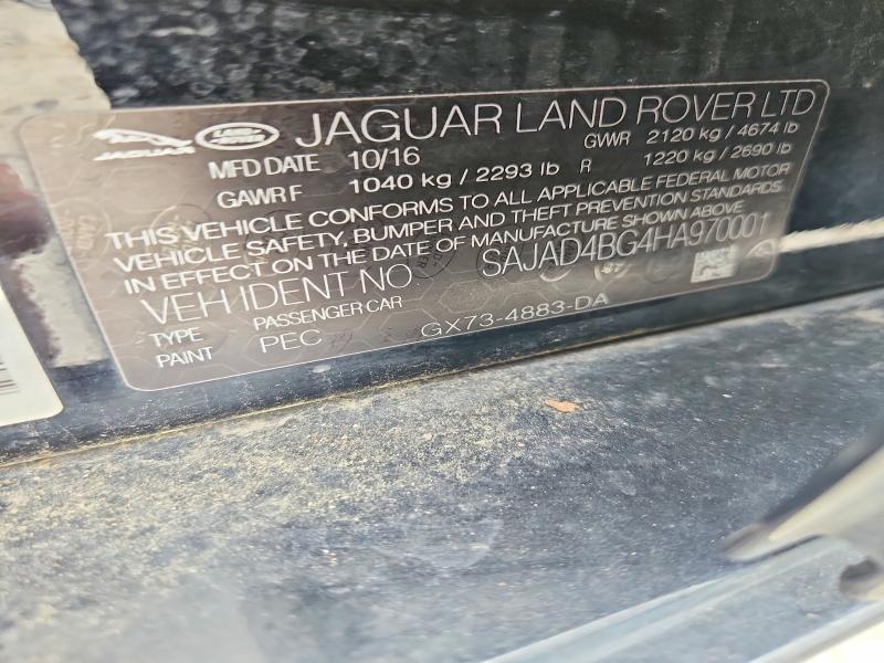 Aukcja sprzedaży 2017 Jaguar Xe, vin: SAJAD4BG4HA970001, numer aukcji: 58934566