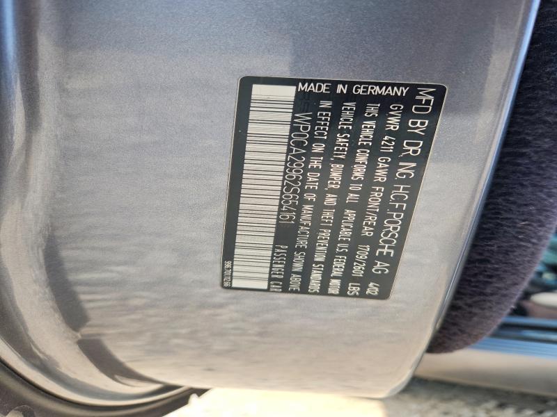 2002 Porsche 911 მანქანა იყიდება აუქციონზე, vin: WP0CA29962S654161, აუქციონის ნომერი: 55966096