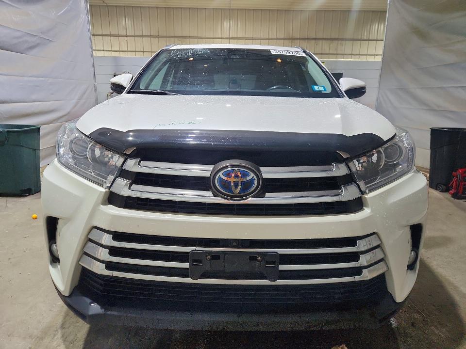 2018 Toyota Highlander Hybrid მანქანა იყიდება აუქციონზე, vin: 5TDDGRFH0JS050555, აუქციონის ნომერი: 54759706