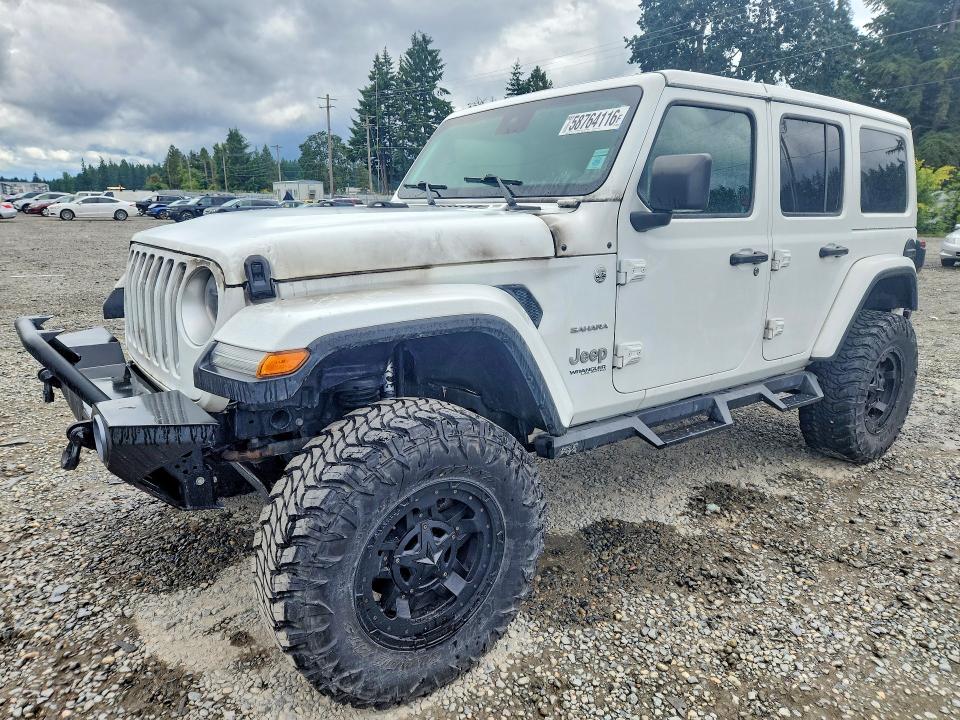 Продажа на аукционе авто 2019 Jeep Wrangler Unlimited, vin: 1C4HJXEN8KW618387, номер лота: 58764116