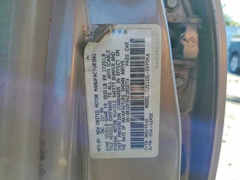 Aukcja sprzedaży 1999 Toyota Corolla, vin: 1NXBR12E9XZ185273, numer aukcji: 56745886