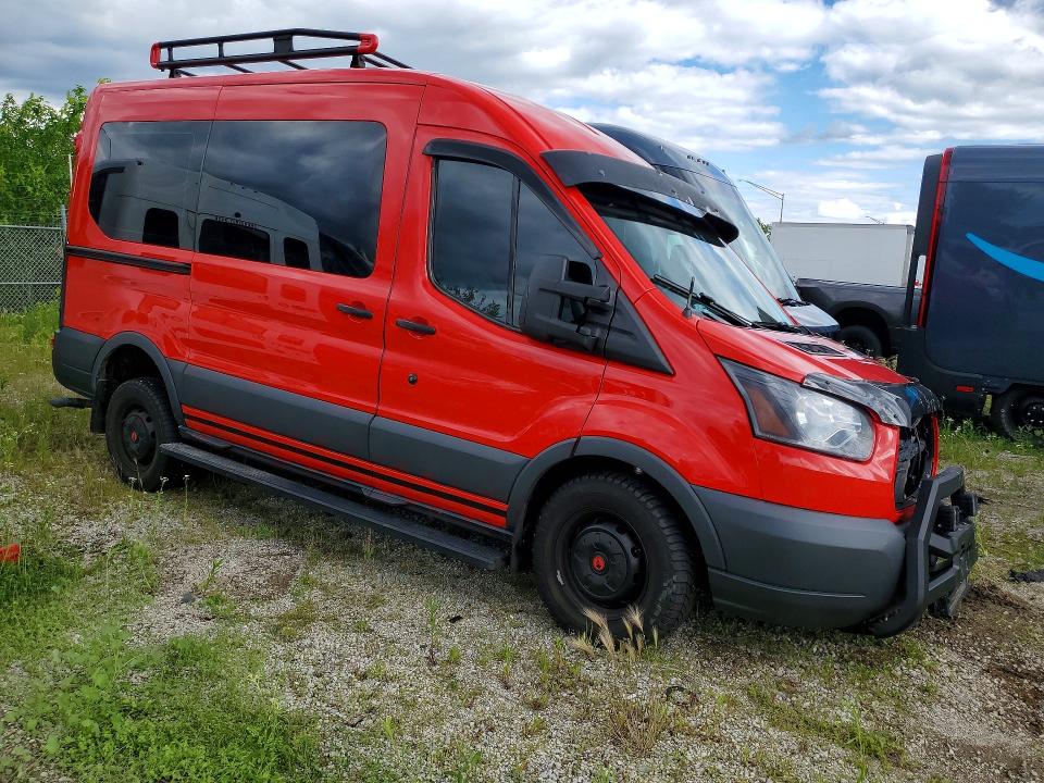 57165106 :رقم المزاد ، 1FTYR1CG0JKA27325 vin ، 2018 Ford Transit مزاد بيع