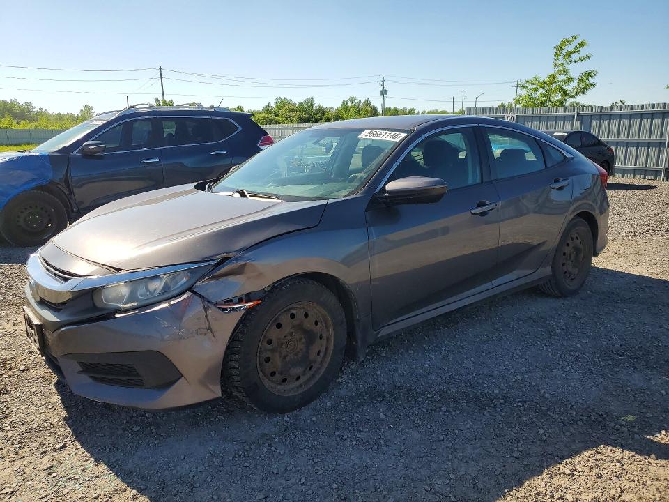 56661146 :رقم المزاد ، 2HGFC2F50HH000444 vin ، 2017 Honda Civic مزاد بيع