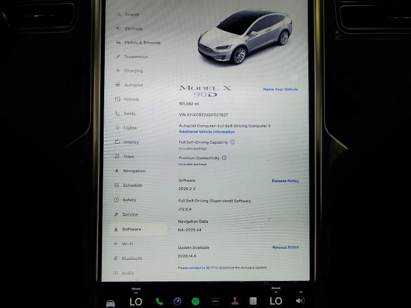 Продажа на аукционе авто 2016 Tesla Model X, vin: 5YJXCBE2XGF027827, номер лота: 56843366