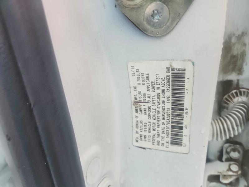 55983996 :رقم المزاد ، 1HGCR2F78EA229919 vin ، 2014 Honda Accord مزاد بيع