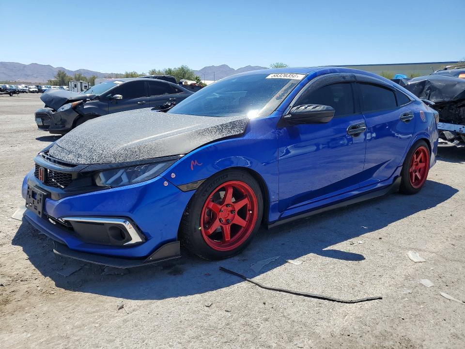 Auction sale of the 2021 Honda Civic, vin: 19XFC1F75ME203409, lot number: 58320356