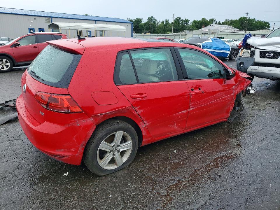 2017 Volkswagen Golf მანქანა იყიდება აუქციონზე, vin: 3VW217AU1HM009120, აუქციონის ნომერი: 58406156