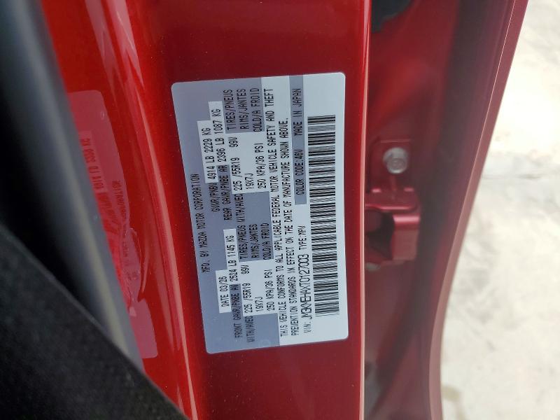2026 Mazda Cx-5 მანქანა იყიდება აუქციონზე, vin: JM3KMEHAXT0127003, აუქციონის ნომერი: 58464326