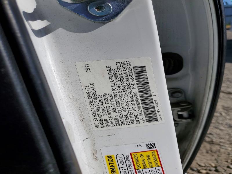 2021 Honda Accord მანქანა იყიდება აუქციონზე, vin: 1HGCV1F39MA080003, აუქციონის ნომერი: 56170626