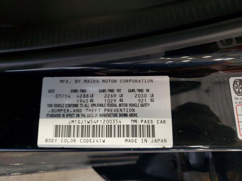 Продаж на аукціоні авто 2015 Mazda 6, vin: JM1GJ1W54F1200354, номер лоту: 56640716