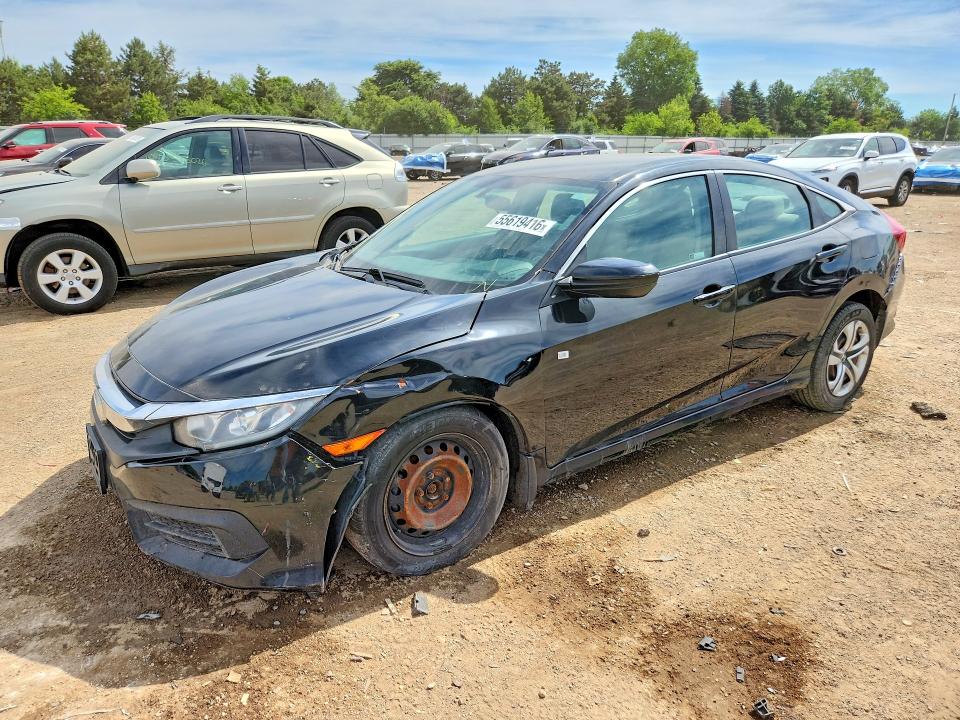 55619416 :رقم المزاد ، 19XFC2F54JE038470 vin ، 2018 Honda Civic مزاد بيع