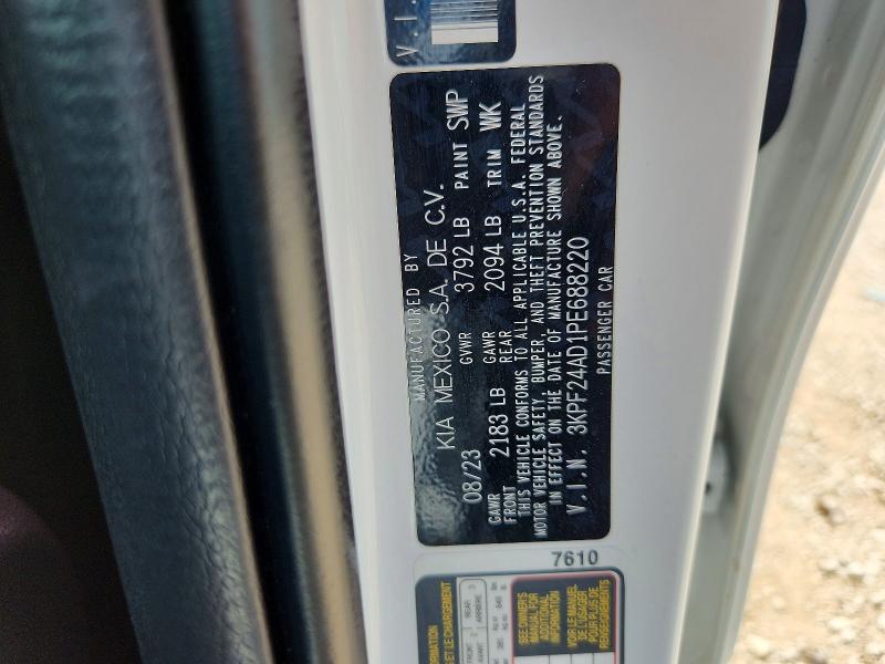 Aukcja sprzedaży 2023 Kia Forte, vin: 3KPF24AD1PE688220, numer aukcji: 57255796