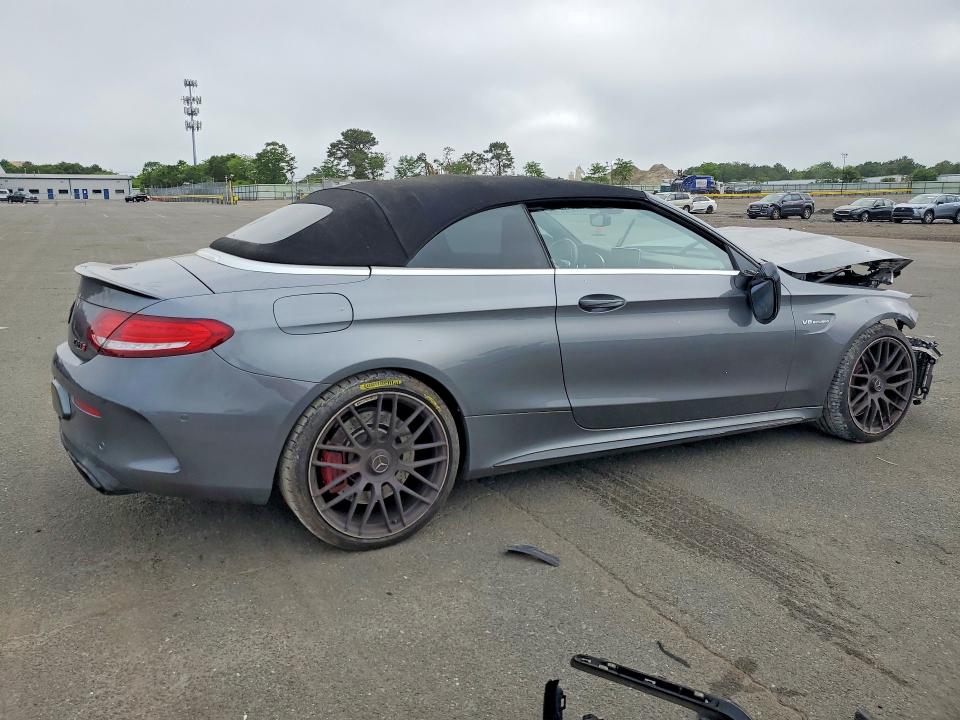 55996216 :رقم المزاد ، WDDWK8HB5HF491706 vin ، 2017 Mercedes-benz C مزاد بيع