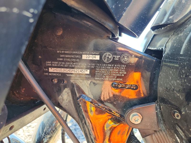 2005 Harley-davidson Flht მანქანა იყიდება აუქციონზე, vin: 1HD1DJV145Y621457, აუქციონის ნომერი: 56109886