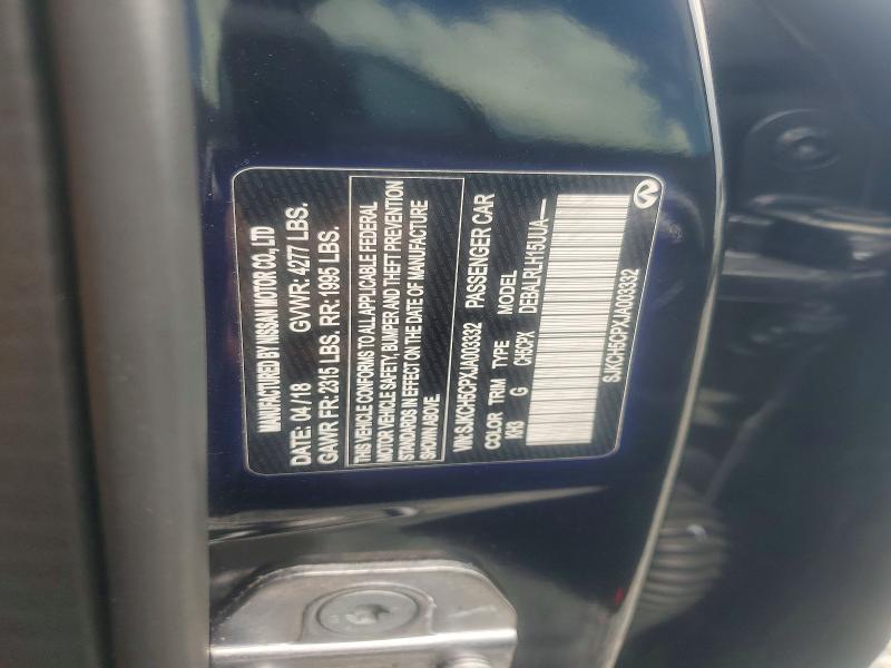 Aukcja sprzedaży 2018 Infiniti Qx30, vin: SJKCH5CPXJA003332, numer aukcji: 58367426