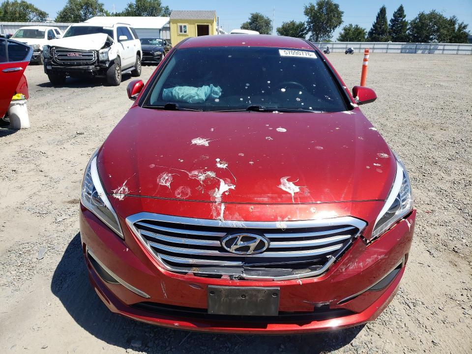 57090776 :رقم المزاد ، 5NPE24AF4FH239430 vin ، 2015 Hyundai Sonata مزاد بيع