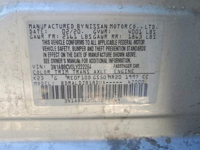 Aukcja sprzedaży 2020 Nissan Sentra, vin: 3N1AB8CV0LY222264, numer aukcji: 57021346