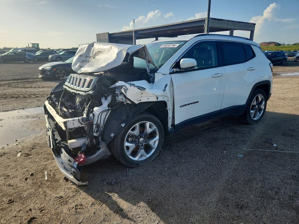Auction sale of the 2021 Jeep Compass, vin: 3C4NJDCB2MT527473, lot number: 58553796