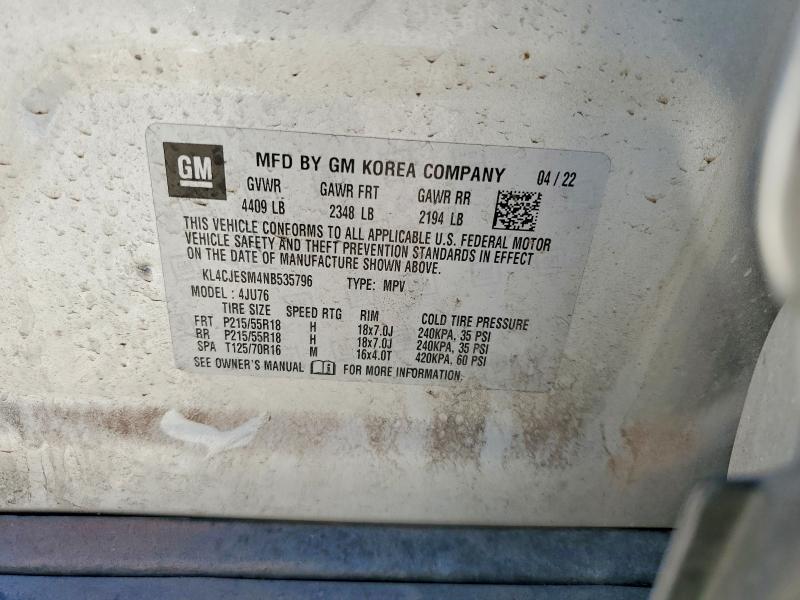 Продажа на аукционе авто 2022 Buick Encore, vin: KL4CJESM4NB535796, номер лота: 56718026