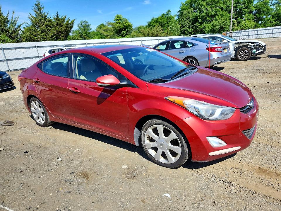 55813436 :رقم المزاد ، KMHDH4AEXCU244856 vin ، 2012 Hyundai Elantra مزاد بيع