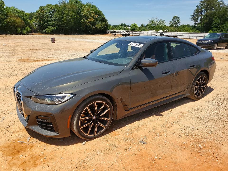 2022 Bmw 430i მანქანა იყიდება აუქციონზე, vin: WBA63AV02NFM90474, აუქციონის ნომერი: 56533046
