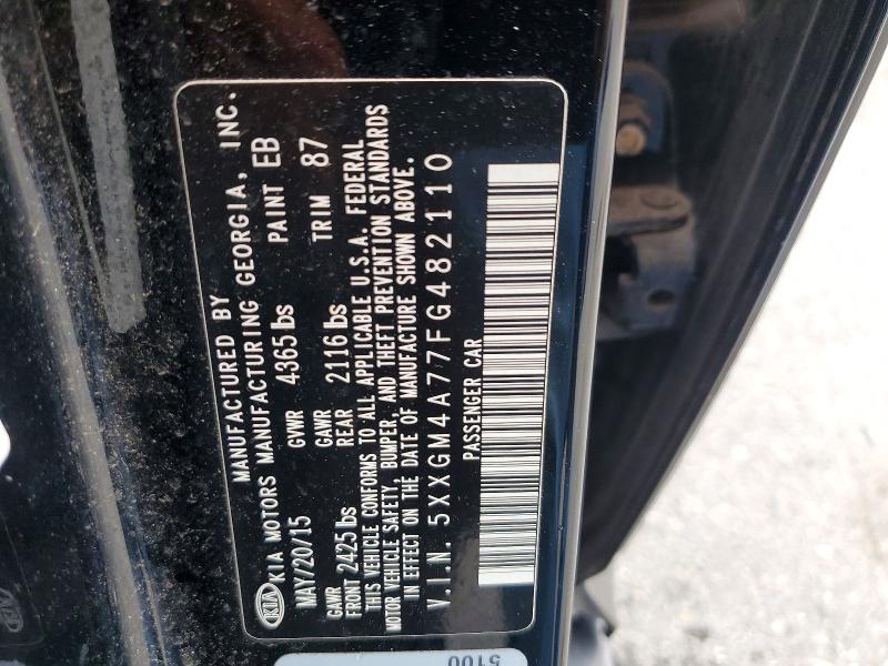 Продаж на аукціоні авто 2015 Kia Optima, vin: 5XXGM4A77FG482110, номер лоту: 56768686