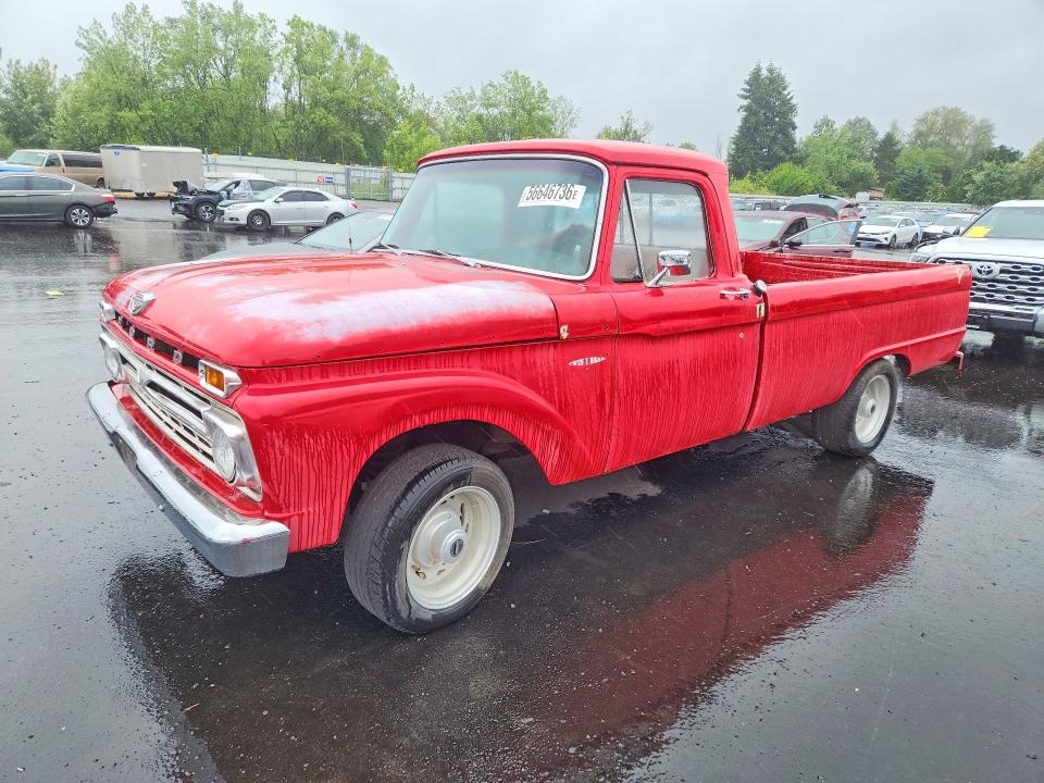 56646736 :رقم المزاد ، F25YR778407 vin ، 1966 Ford F-250 مزاد بيع