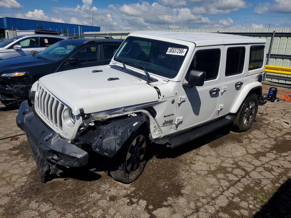 58537266 :رقم المزاد ، 1C4HJXEG9NW120821 vin ، 2022 Jeep Wrangler Unlimited مزاد بيع