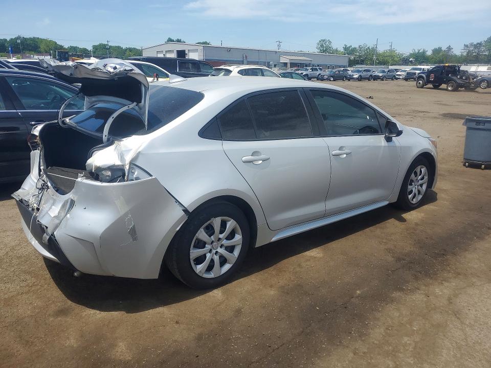 2021 Toyota Corolla მანქანა იყიდება აუქციონზე, vin: 5YFEPMAE1MP178689, აუქციონის ნომერი: 56288396