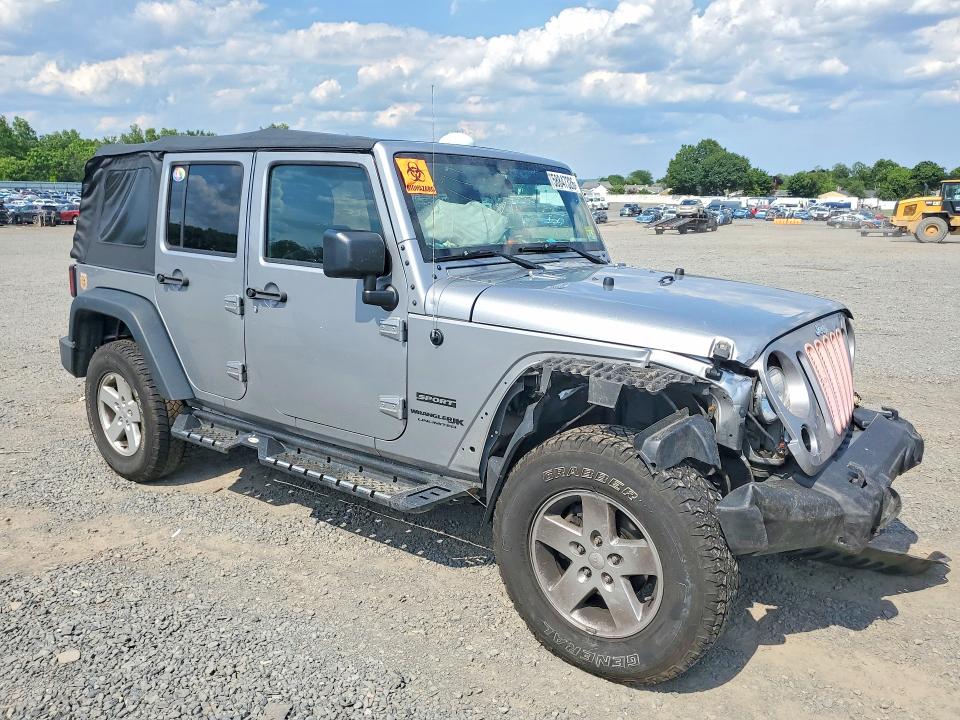 Продажа на аукционе авто 2018 Jeep Wrangler Jk, vin: 1C4HJWDG4JL826215, номер лота: 58847326