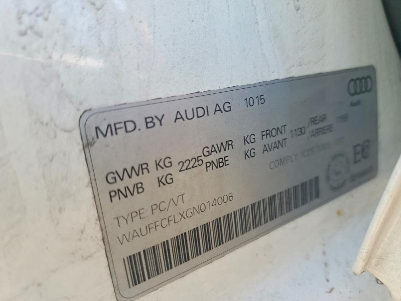 Продажа на аукционе авто 2016 Audi A4, vin: WAUFFCFLXGN014008, номер лота: 57636226