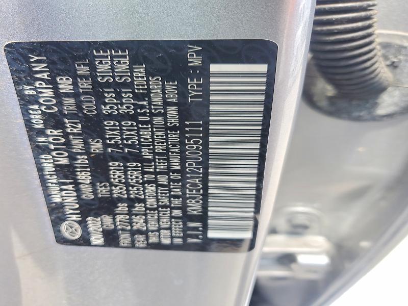 Продажа на аукционе авто 2023 Hyundai Tucson, vin: KM8JECA12PU095111, номер лота: 58423336